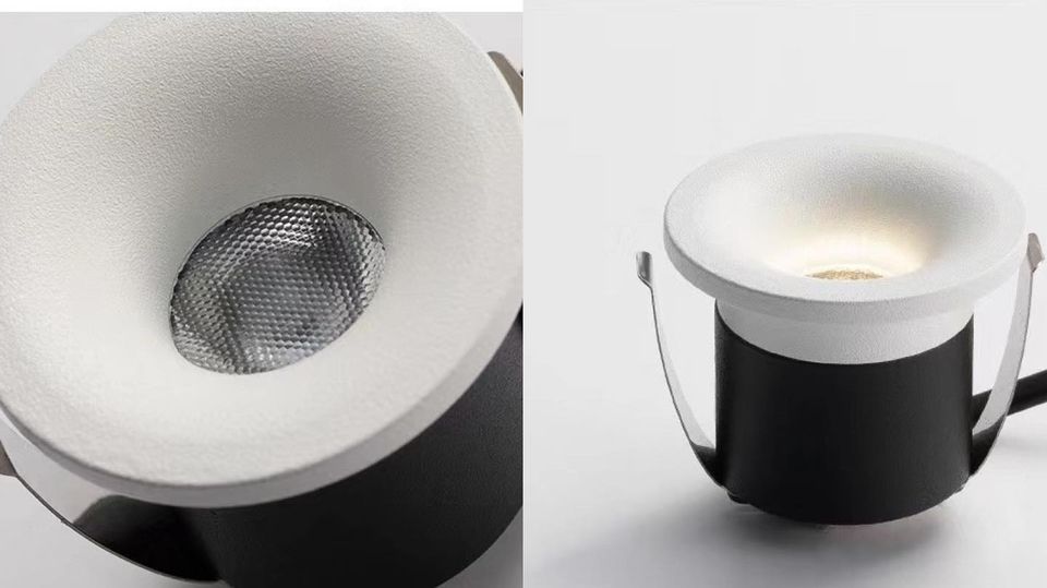3W Chloe Mini Light, Anti-Glare Fluted Bezel & Faceted Lens
