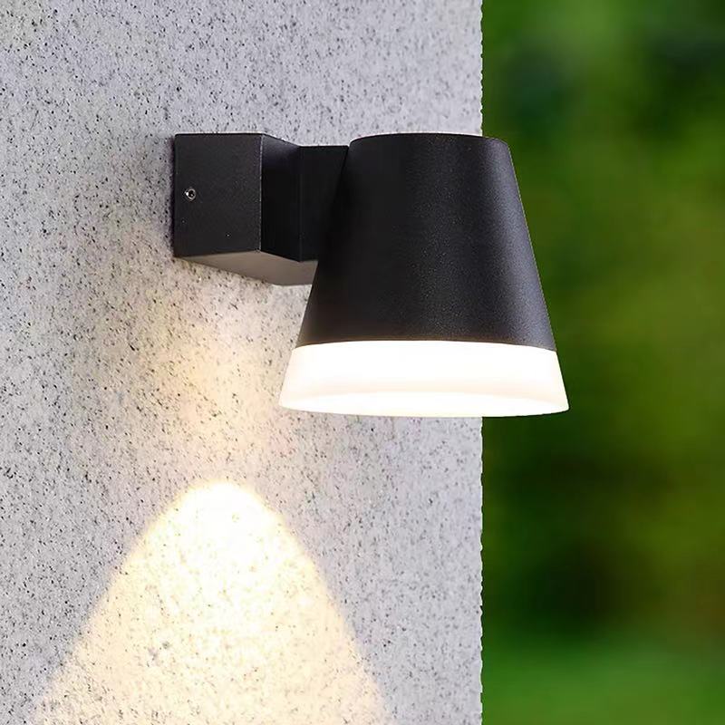 5W Outdoor LED Wall Light IP65 Anthracite Grey Die-casting Aluminum with 2 Meters Pre-Wired cable