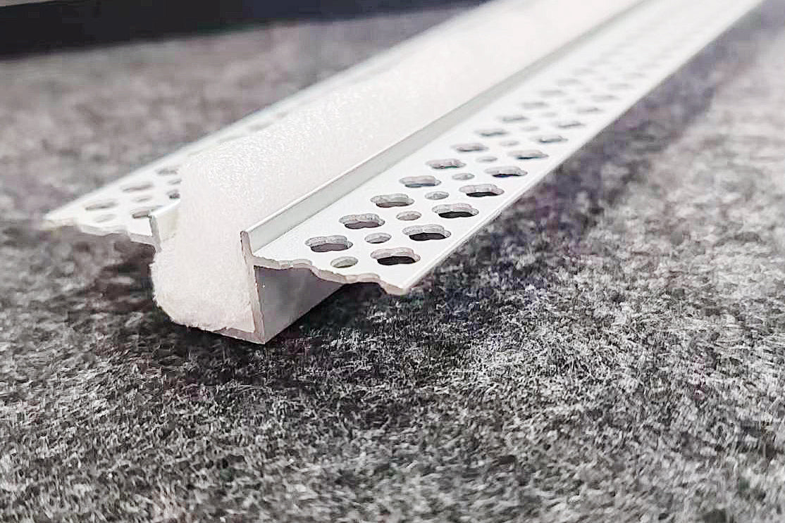 Square Foam Filler suitable for 12mm Trimless Plaster in Aluminum Profile for LED Tape 10 Metres / Set