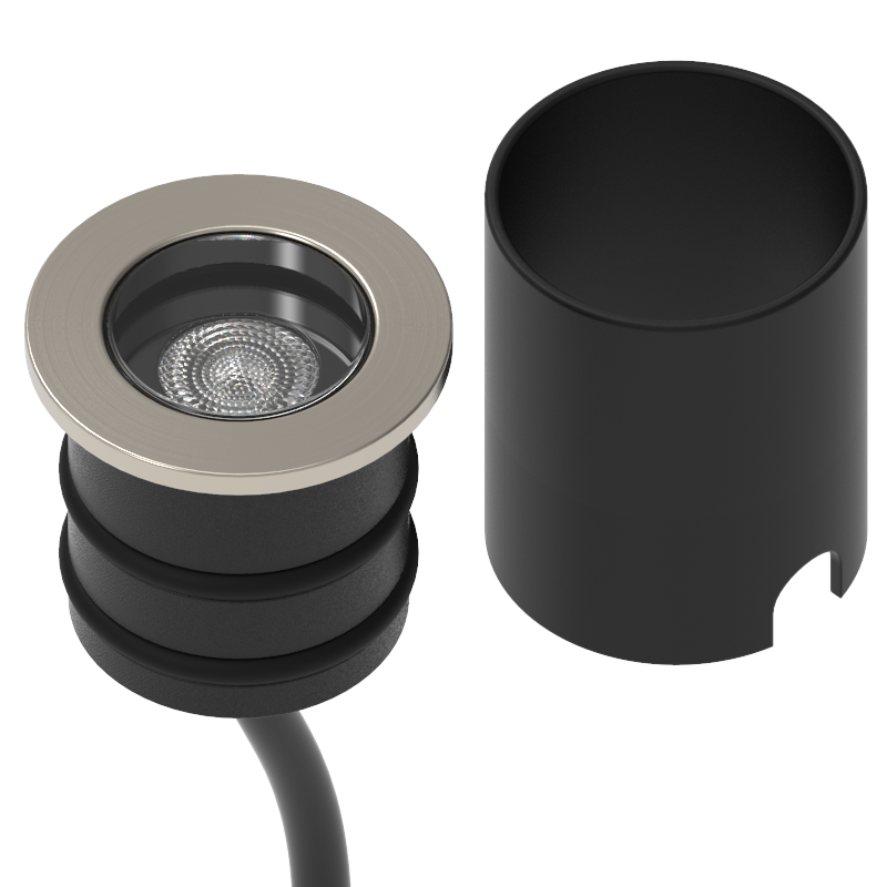 2.5W Lola LED Marine Grade Waterproof IP67 In Ground Marker Light Stainless Steel 316 Bezel