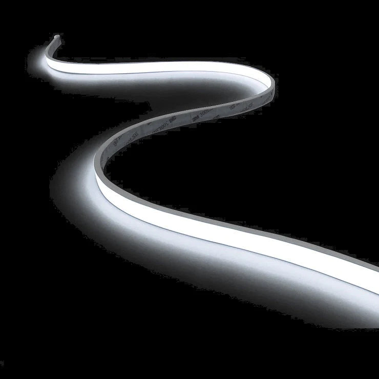 30 Metre Reel NEON COB IP67 24V 3000K Warm White / 4000k Cool White Outdoor Top Bend Low Profile Diffuse/Opal Waterproof Sleeve Strip - Luminate up to 10M