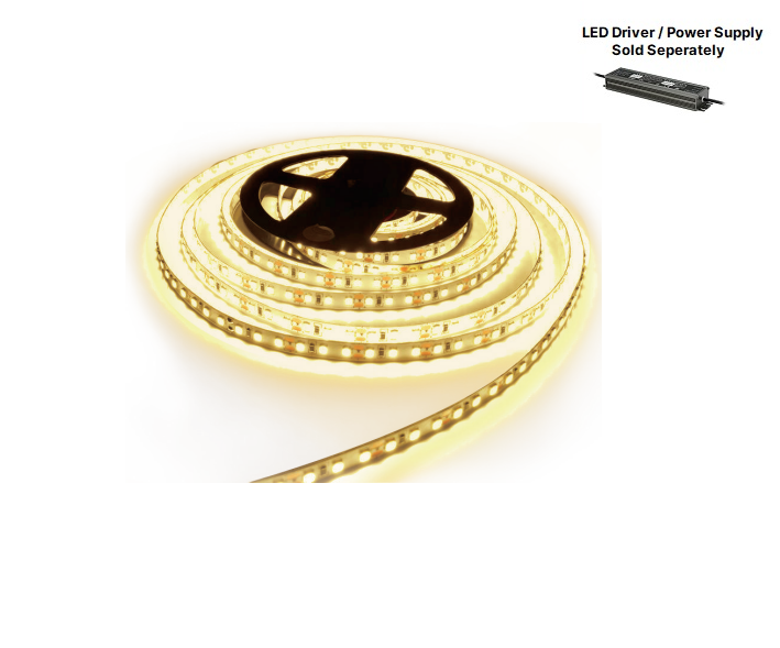 30 Meters LED Strip 9.6W Waterproof 3000K Warm White CRI 90