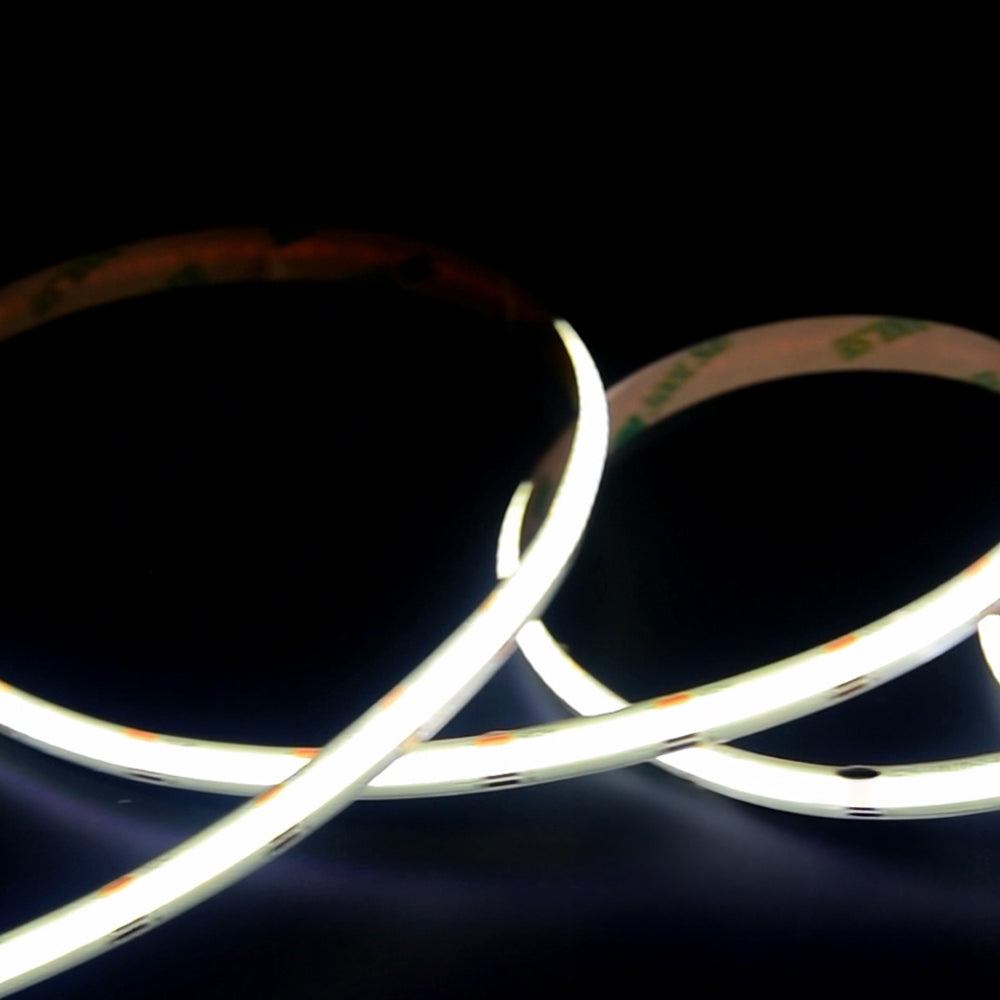 12w CCT Colour Switchable 2200k to 6500k DOTLESS COB Spot Free / Seamless 24V Light LED strip IP20