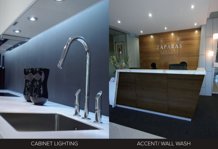 3W Chloe LED IP44 2800K/4000K/6000K CCT Colour Changing Fluted Marker Light, Mini Downlight, Niche/Alcove/Soffit Light Matt White Low Glare (Non Dimmable Driver Included)