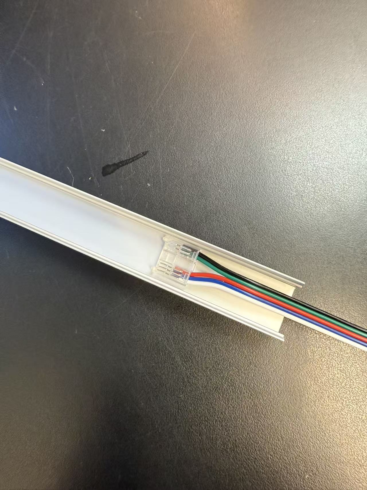 Deep Surface Mount Aluminum Profile Suitable for IP67 Neon COB & RGBW 19.5mm wide x 12.5mm