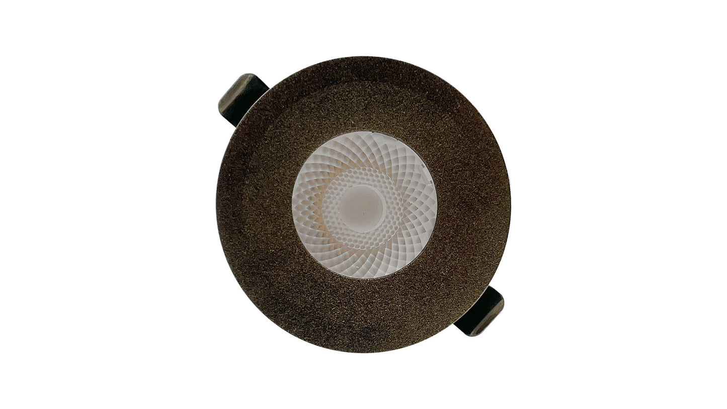 3W Ella LED Waterproof IP65 Marker Light, Step Light, Antique Brass (Non Dimmable Driver Included)