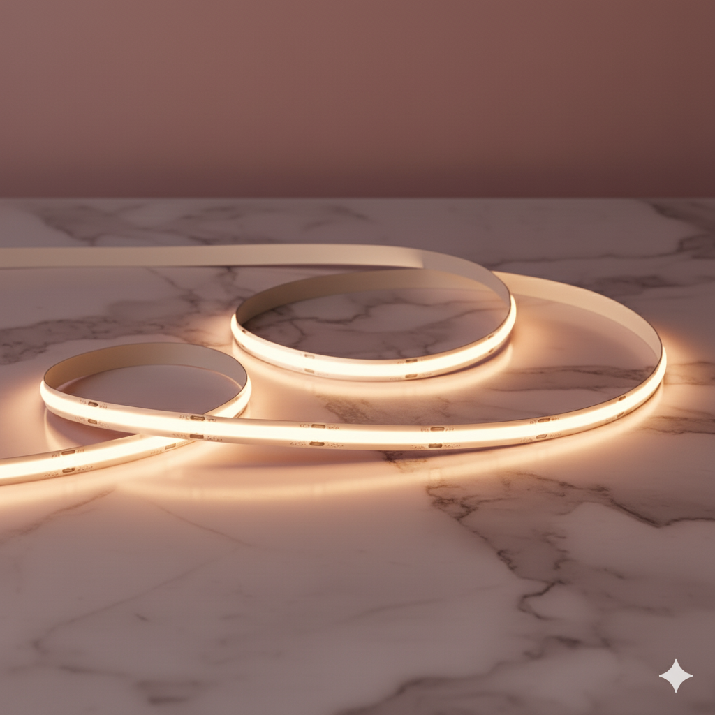 5W NANO "CUT ANYWHERE" SEAMLESS COB LED STRIP (Furniture & Cabinetry)