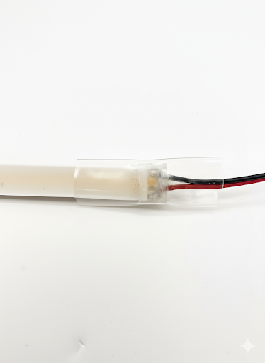 10CM Length Heat shrink -For 12mm NEON COB IP65/67 Outdoor Top Bend Low Profile Diffuse/Opal Waterproof Sleeve Strip