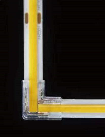 10mm L Shape / Corner Connectors for LED Single Colour COB Strip