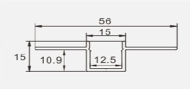 5 Pack of 2 Metres Trimless 12mm Wide Plaster-In Aluminum LED Profile Channel with Frosted Diffuser & Accessories for LED Strip Lighting, Total 10 Metres