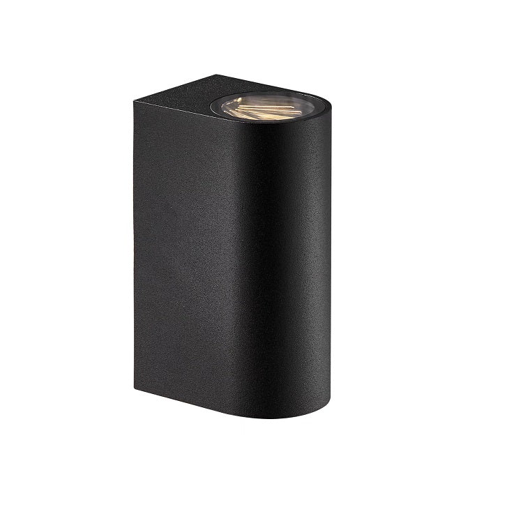 Alon- Upward and Downward IP44 Outdoor Wall Light Lacquered Metal Construction, Ideal for Driveway & Main Entrance, Three Light Effects, High Lumen