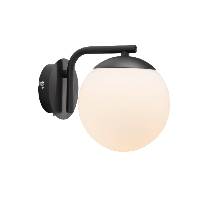 Fergus Black Wall Light