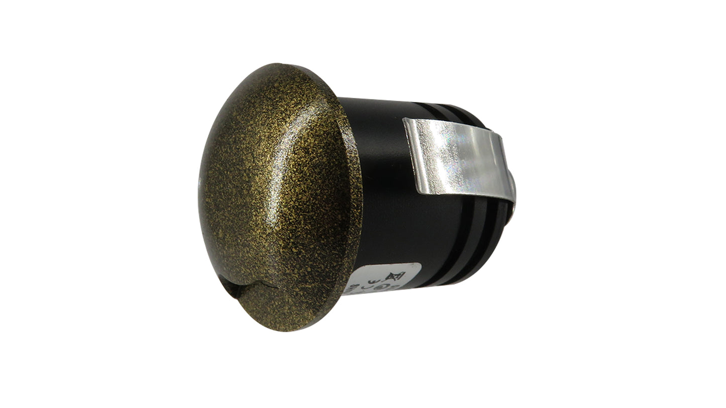 1W Ella Indirect Eyelid Bezel IP65 Marker Light, Step Light, Mini Downlight, Deck Light, Black/ Antique Brass/ Polished Copper/ Gold/ Bronze/ White (Non Dimmable Driver Included)