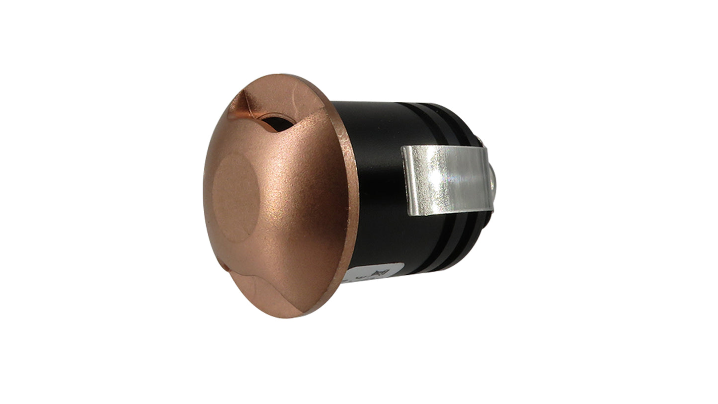 1W Ella Indirect Up-Down Bezel IP65 Marker Light, Step Light, Mini Downlight, Deck Light, Black/ Antique Brass/ Polished Copper/ Gold/ Brushed Nickel (Non Dimmable Driver Included)