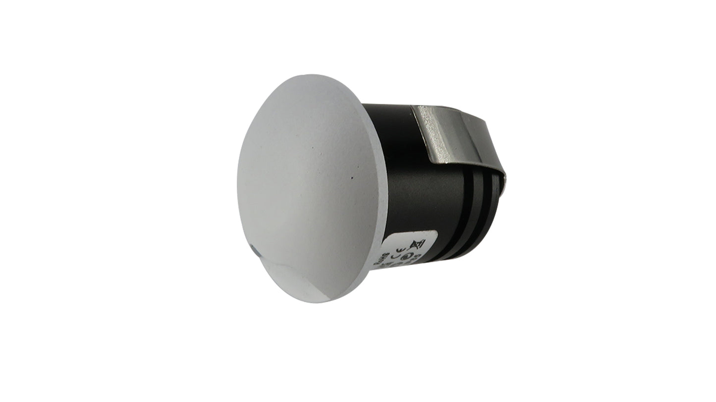 1W Ella Indirect Eyelid Bezel IP65 Marker Light, Step Light, Mini Downlight, Deck Light, Black/ Antique Brass/ Polished Copper/ Gold/ Bronze/ White (Non Dimmable Driver Included)