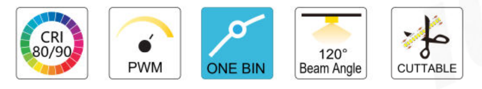 30 Meters LED Strip 9.6W IP65 Waterprof 4000K Cool White