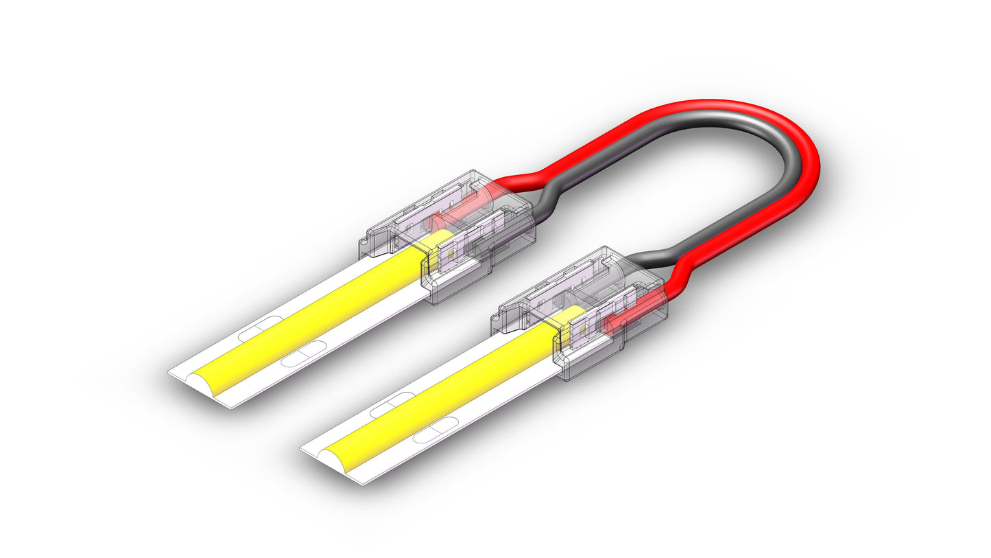 New Spot Free / Seamless Light LED COB Strip Double End Connectors