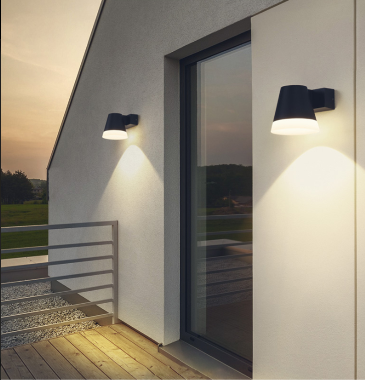 5W LED Exterior Wall Light IP65 Anthracite Grey Die-casting Aluminum, Decorative Wall Light