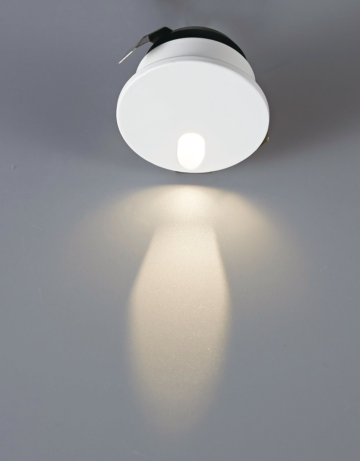 3W Mia Round Low Level Wash Recessed Step, Stair Light White (Non Dimmable Driver Included)