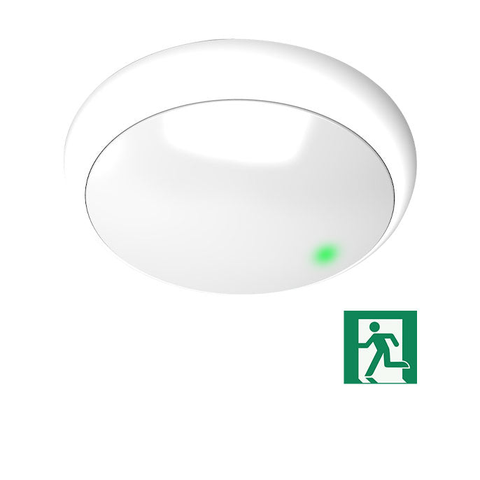 Emergency Function 12W/18W/24W Adjustable Wattage Tri Color CCT LED IP65 Bulkhead