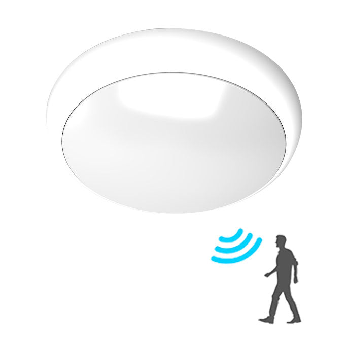 Microwave Sensor 12W/18W Tri Color CCT Adjustable Wattage LED IP65 Bulkhead