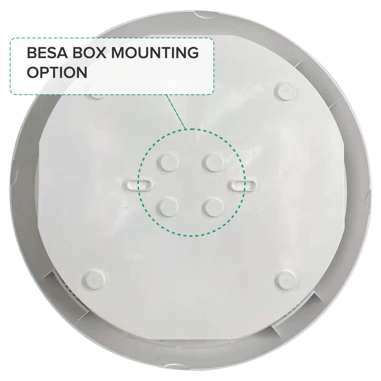 Microwave Sensor 12W/18W Tri Color CCT Adjustable Wattage LED IP65 Bulkhead