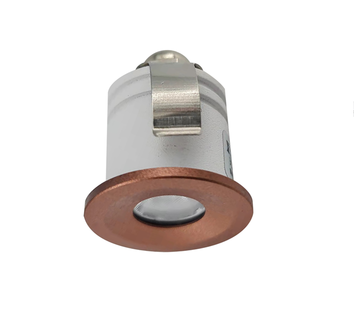1W Ella LED Waterproof IP65 Marker Light, Step Light, In-ground Light, Mini Downlight, Deck Light, Copper (Driver included)