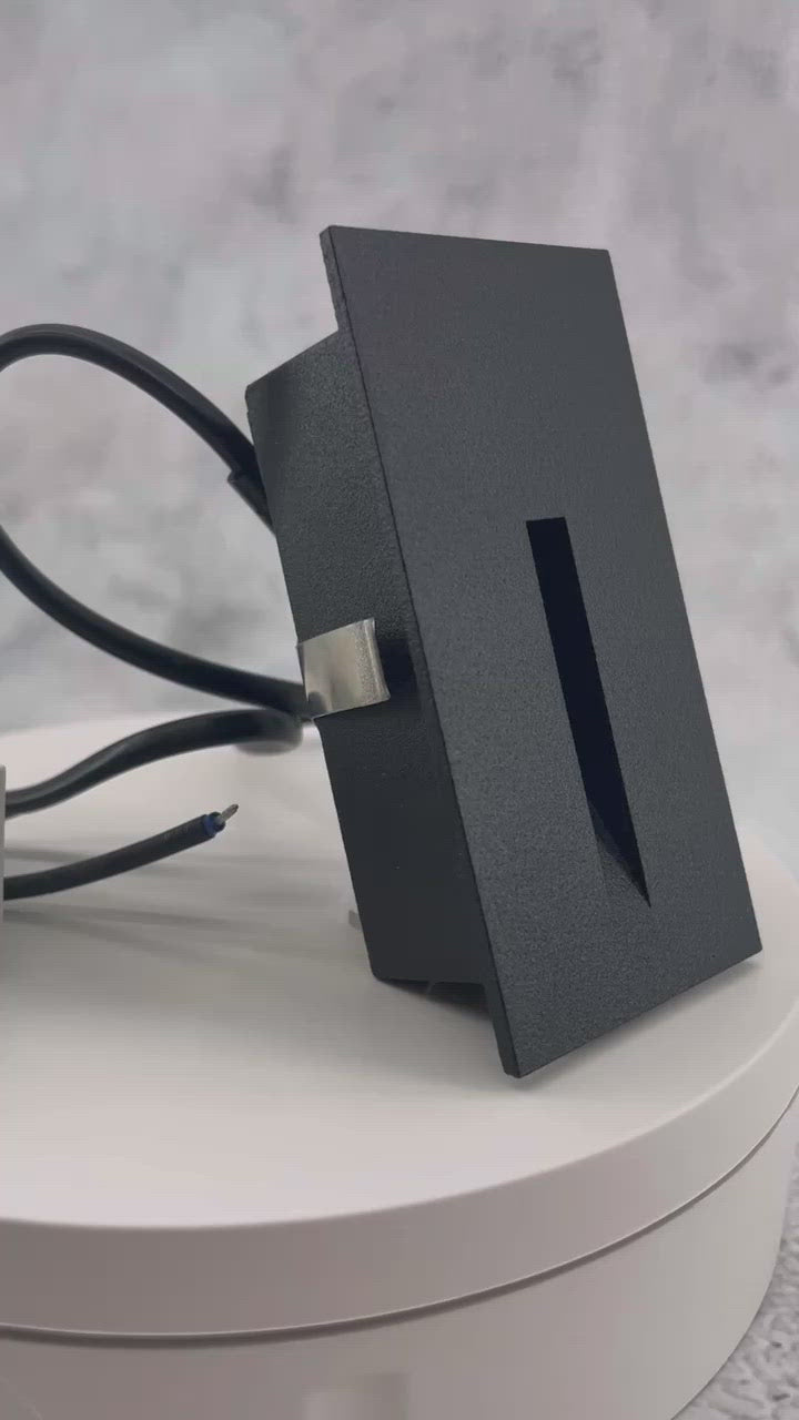 Load and play video in Gallery viewer, 3W Sofia Low Level Marker Light Black and Step Light