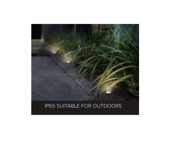 1W Ella LED Waterproof IP65 Marker Light Smoked Dark Bronze, Step Light, Mini Downlight, Deck Light, (Non Dimmable Driver Included)