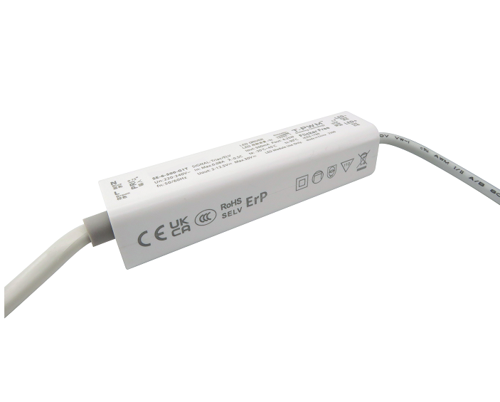 1W Mini Traic Dimmable Constant Current Driver- Suitable for Our Ella & Clara Marker Lights Range, IP20, Cutout: 25mm, Output Voltage 2-12.5VDC 500mA