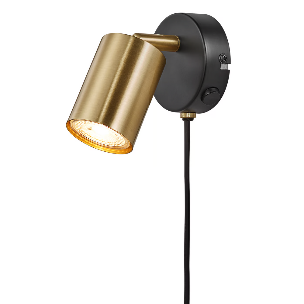 Knox -Indoor Adjustable Wall Light with Directional GU10 Head, Contemporary and Simple Style, IP20 Rated