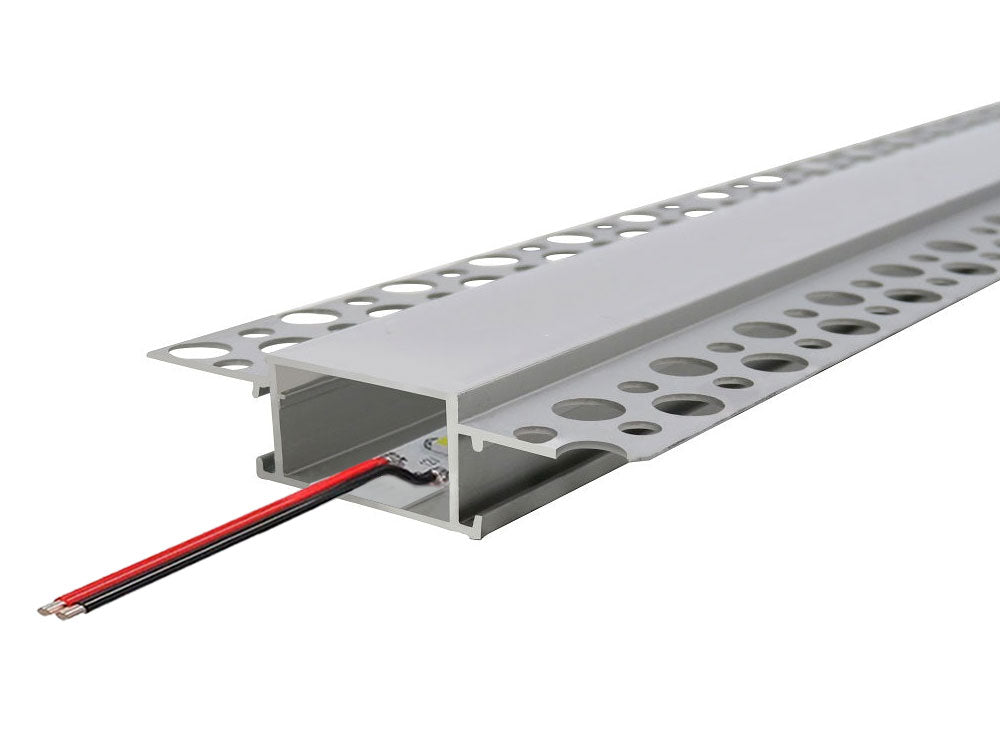 
                  
                    2 Metres Trimless 20MM Wide Plaster-In Aluminum LED Profile Channel with Opal Diffuser for LED Strip Lighting
                  
                