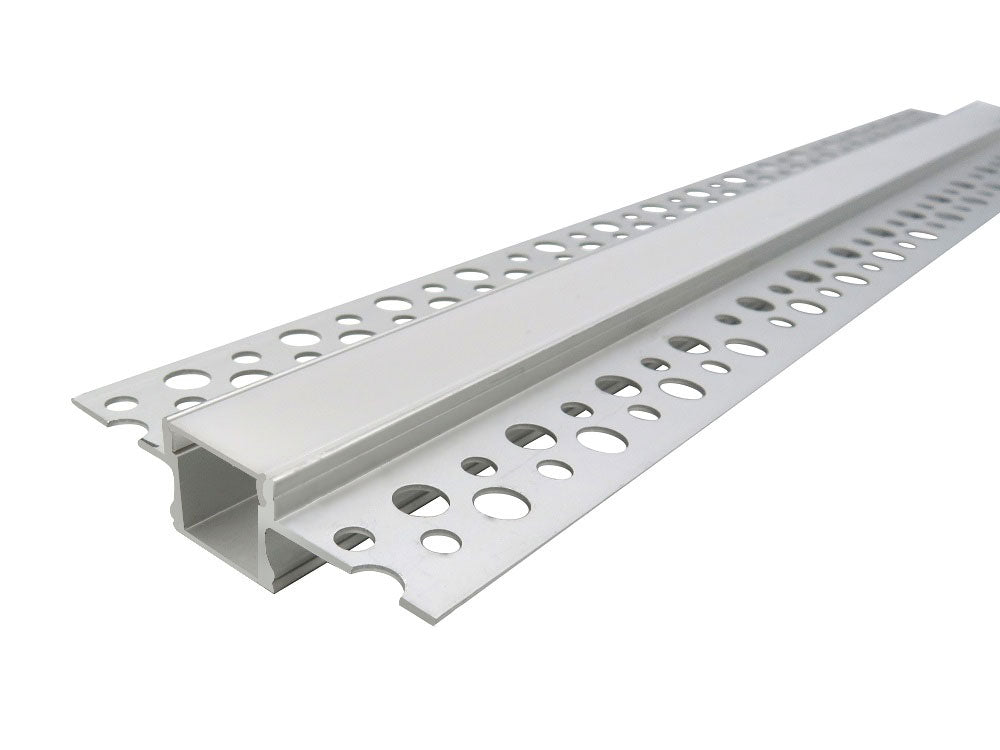 
                  
                    2 Meters Trimless 12mm Wide Plaster-In Aluminum LED Profile Channel with Frosted Diffuser & Accessories for LED Strip Lighting
                  
                