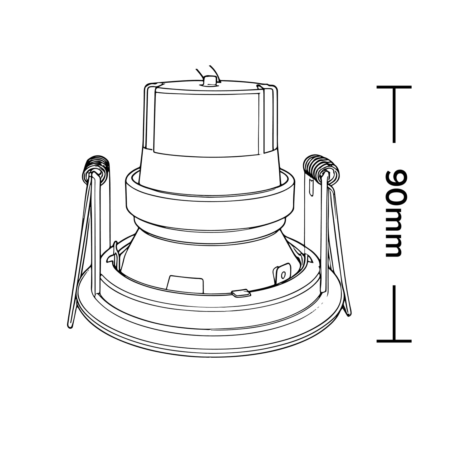 
                  
                    Banbury Slim Trim Low Glare Fire Rated IP65 Fixed Downlight, Includes GU10 Socket and Push fit Junction Box
                  
                