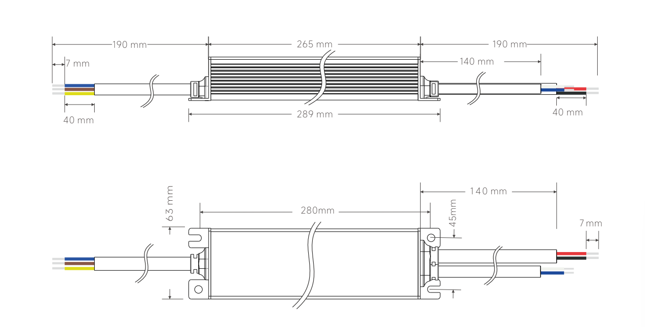 
                  
                    250W IP42 Constant Voltage 24V & 1-10V Soft Start Triac Dimmable Driver LED Strip
                  
                