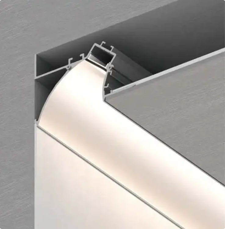 
                  
                    85.5 x 56.7mm Plaster-In Cove Profile White with Opal PC Diffuser - 2m - Internal Width 21.3mm
                  
                