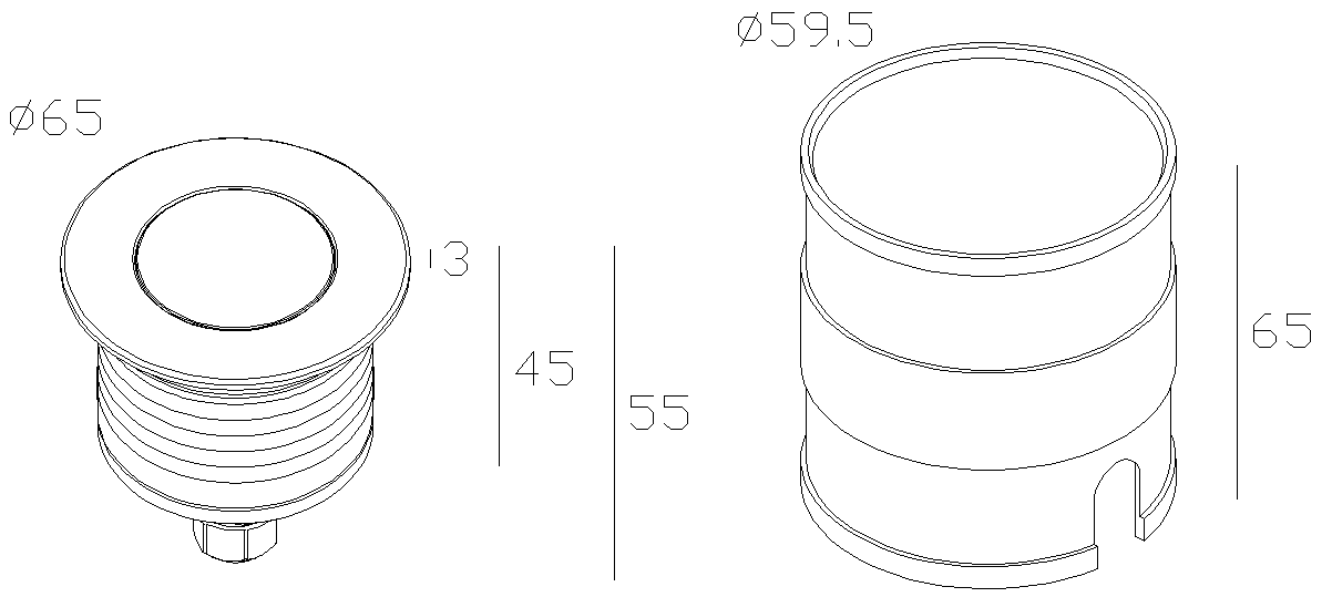 
                  
                    2.5W / 5W Lola LED Marine Grade Waterproof IP67 In Ground Marker Light Stainless Steel 316 Bezel
                  
                