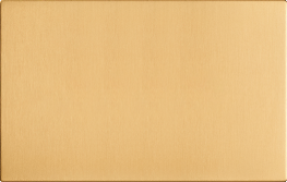 Blank Plate 3x6 in Matt Gold / Matt Black Finish