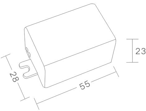 
                  
                    3W Chloe  Fluted Marker Light, CCT Mini Downlight, Niche/Alcove/Soffit Antheracite Grey (Non Dimmable Driver Included)
                  
                