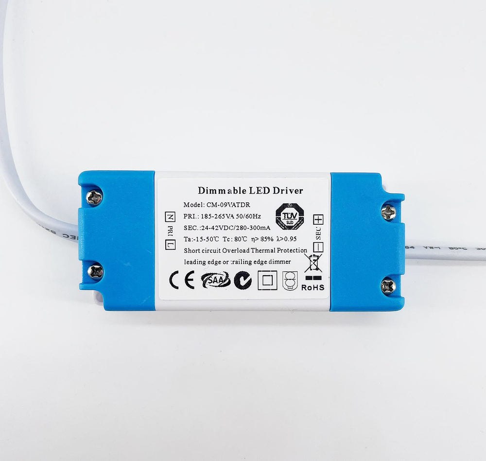 6W-12W Dimmable Driver for Leading Edge or Trailing Edge Dimmer for LED Round Panel