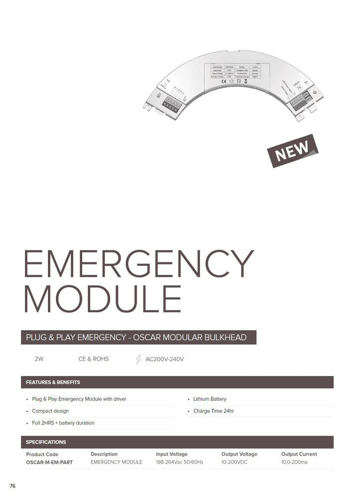 
                  
                    Emergency Function 12W/18W Adjustable Wattage Tri Color CCT LED IP65 Bulkhead
                  
                