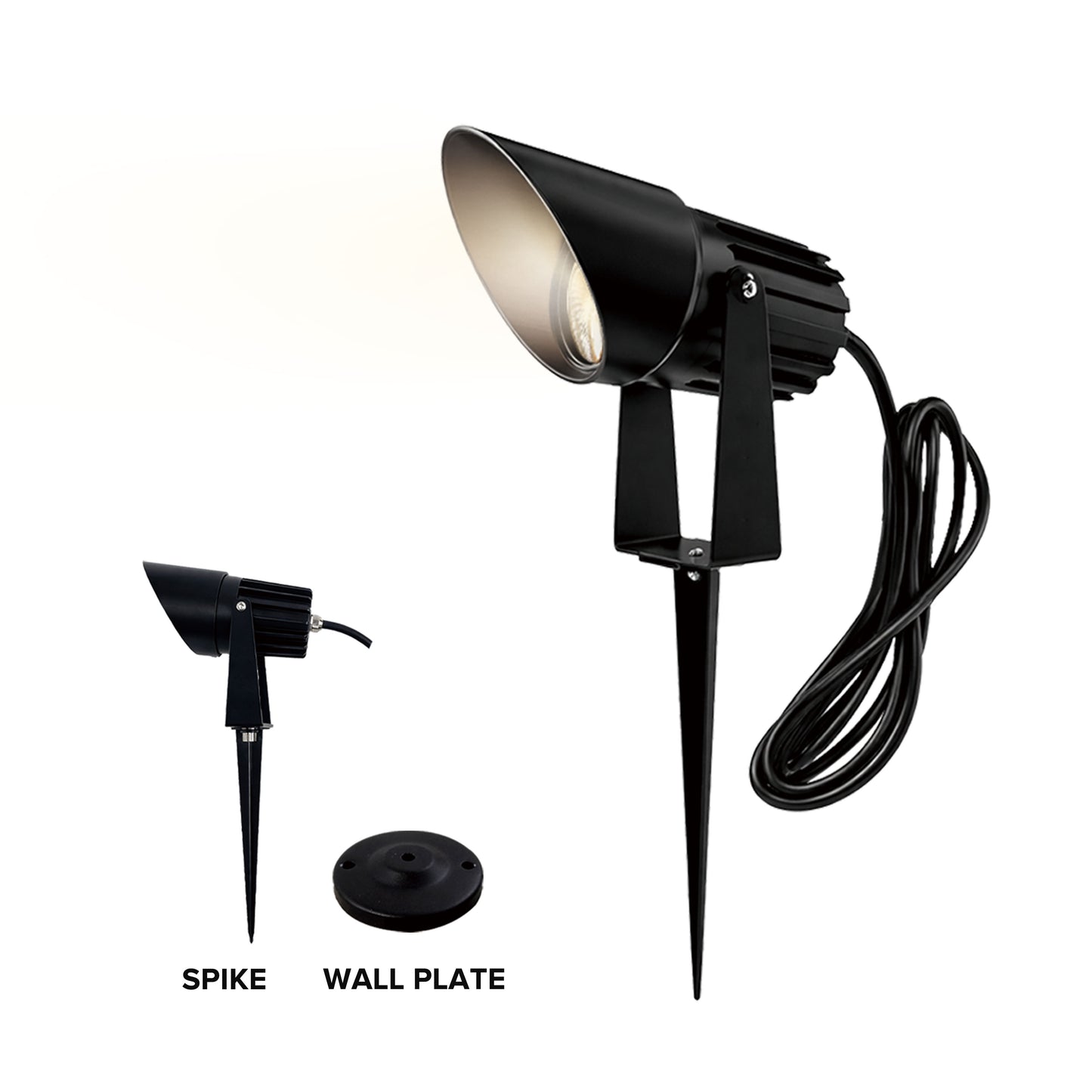 
                  
                    10W IP65 LED Garden Integrated Spike Light – 240V Integrated Driver Landscape Light with 3 Metres Cable
                  
                