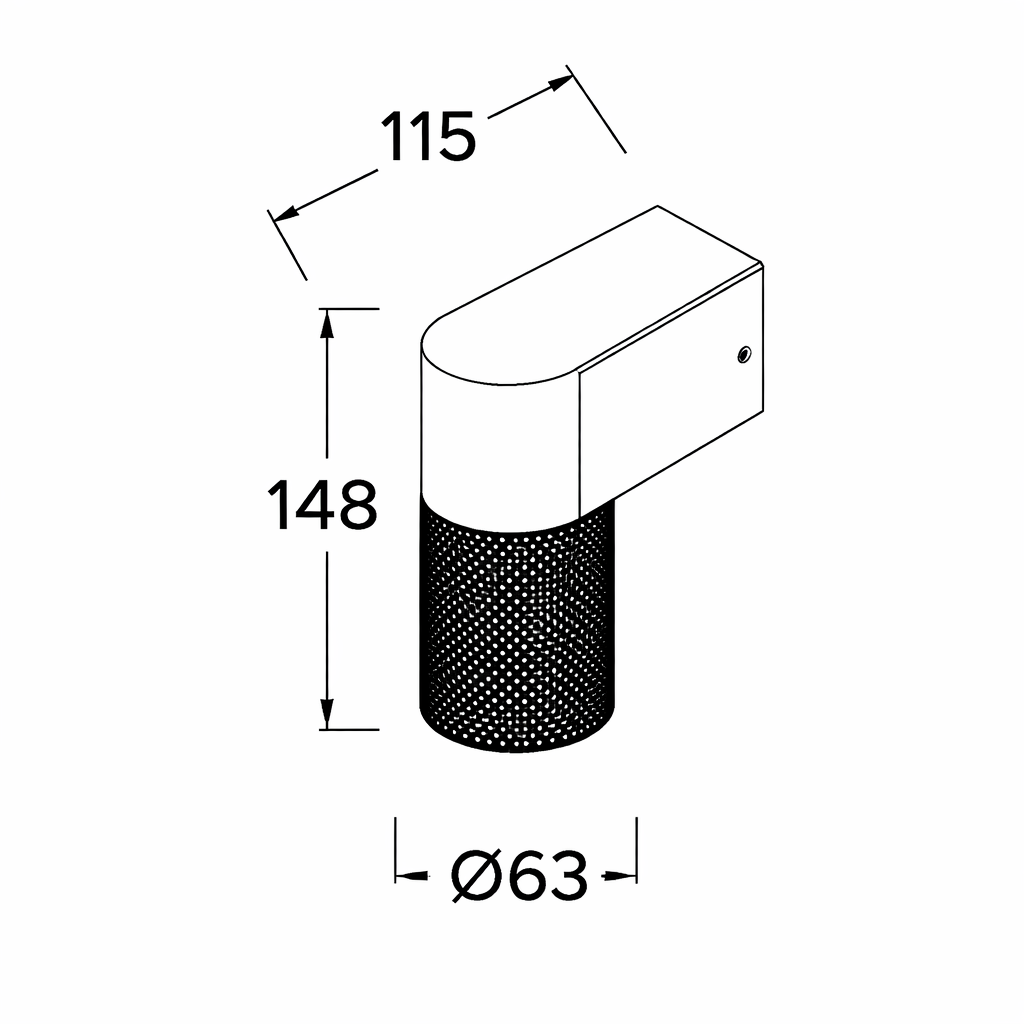
                  
                    KNURLED Dark Bronze GU10 DOWN IP44 Indoor/Outdoor Wall Light, Directional Wall-Mounted, Corrosion-Resistant Die-Cast Aluminium
                  
                