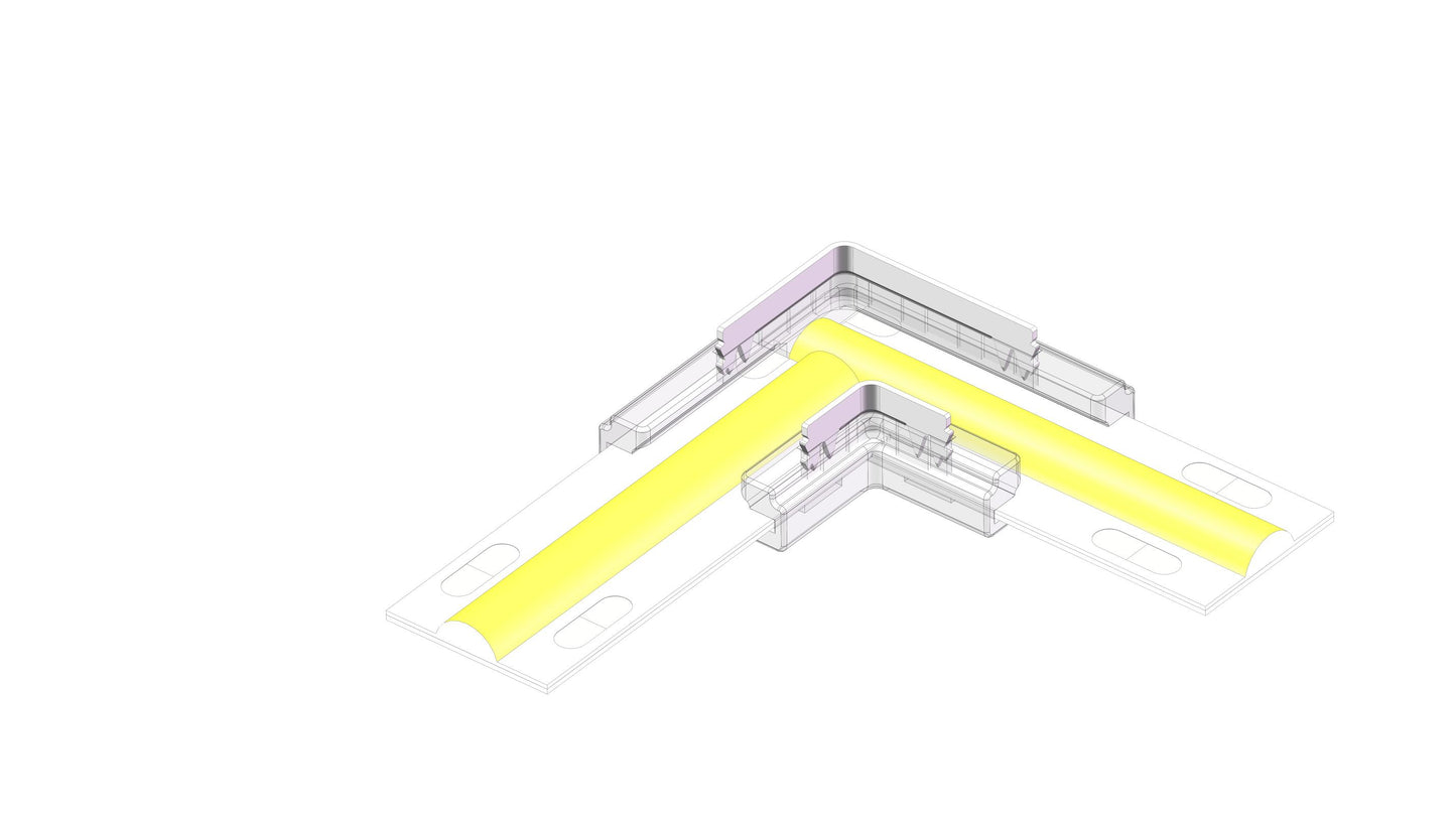 
                  
                    10mm L Shape / Corner Connectors for LED Single Colour COB Strip
                  
                