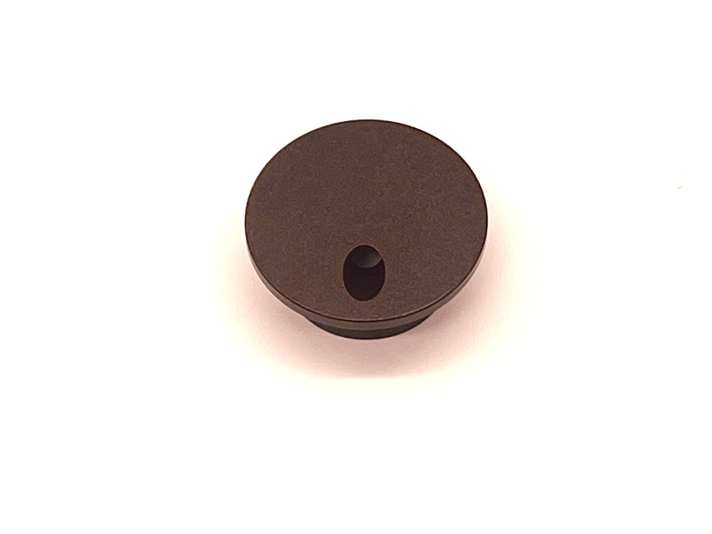 3W Mia Round Low Level Wash Recessed Step, Stair Light Dark Bronze (Non Dimmable Driver Included)