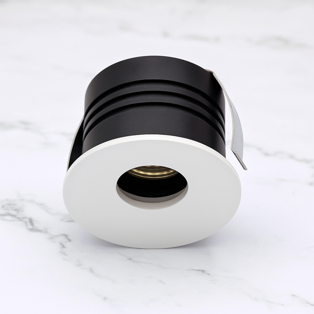 5W Nico Mini Baffle, Anti-glare Downlight IP44 White 3000K/4000K/6000K CCT Colour Changing (Non Dimmable Driver Included)