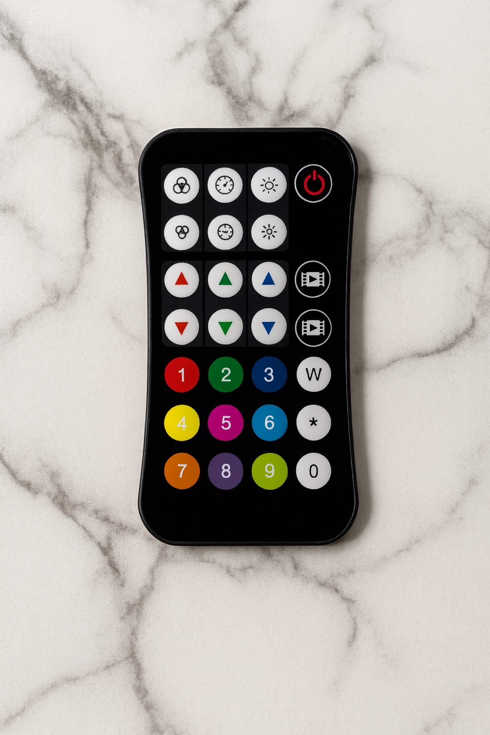 1 Zone RF Remote for RGB/RGBW Multi-Pixel Controller - For 18W RGB COB DIGITAL PIXEL STRIP