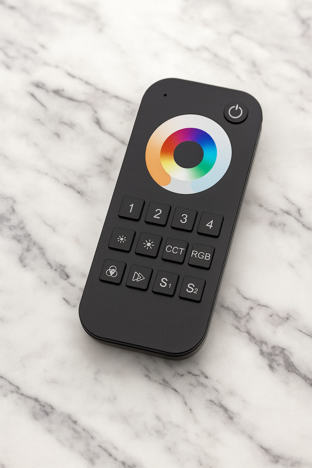 UNIVERSAL RF4 Zone REmote - 5 CHANNEL for 12W CCT SEAMLESS COB LED STRIP