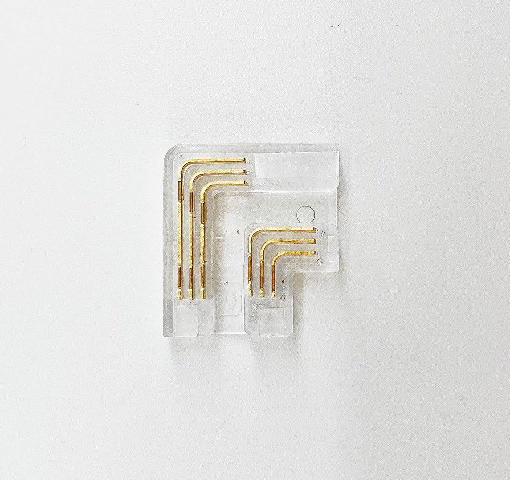 14mm L Shape / Corner Connectors for LED RGBW COB Strip