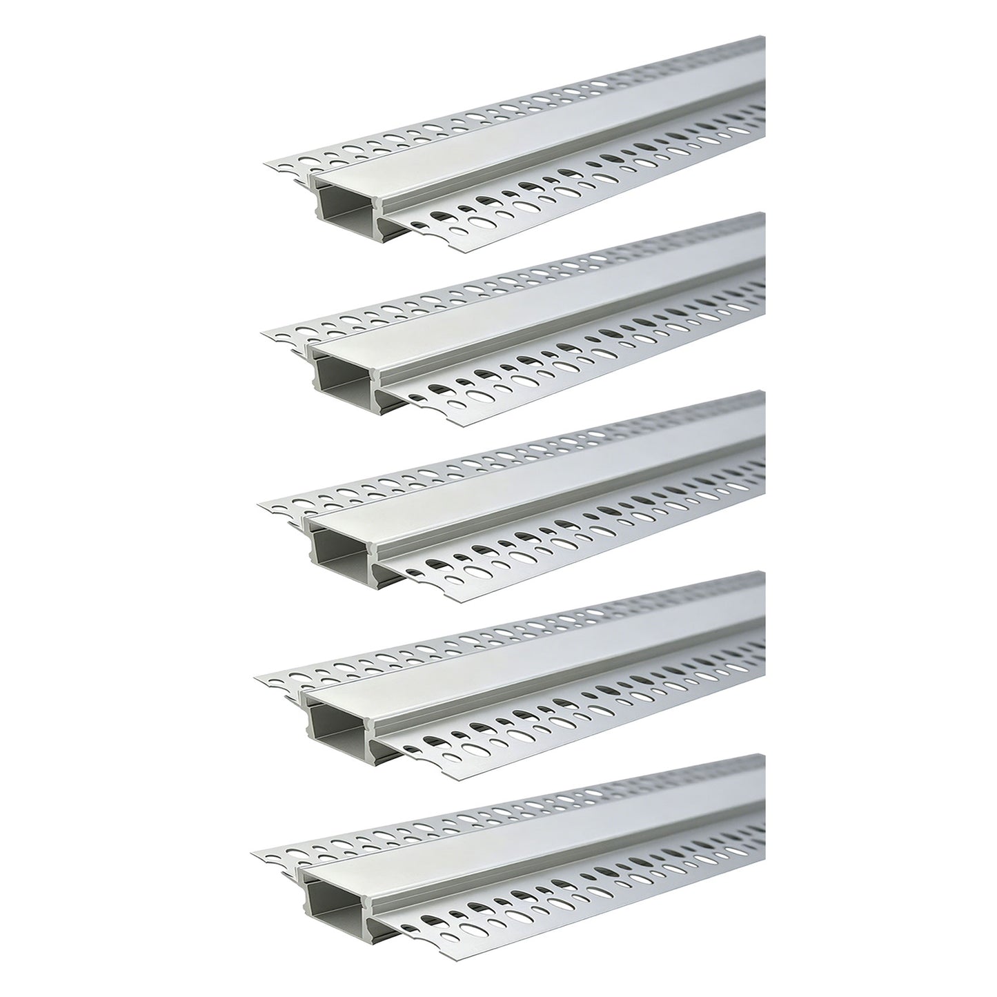 
                  
                    2 Meters Trimless 12mm Wide Plaster-In Aluminum LED Profile Channel with Frosted Diffuser & Accessories for LED Strip Lighting
                  
                